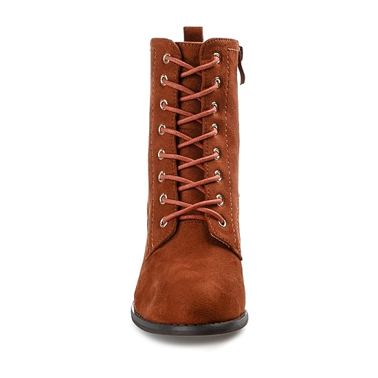 Journee Collection Womens Baylor Stacked Heel Booties