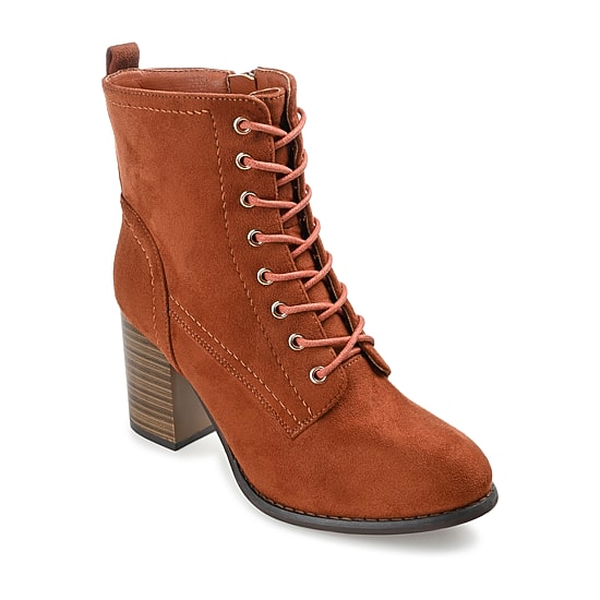 Journee Collection Womens Baylor Stacked Heel Booties