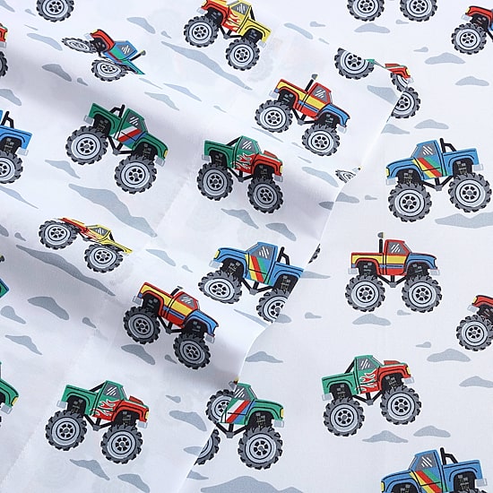 Poppy & Fritz Trucks Deep Pocket Sheet Set