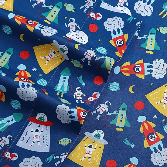 Poppy & Fritz Space Kids Deep Pocket Sheet Set