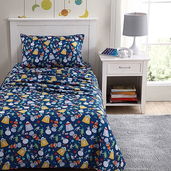 Poppy & Fritz Space Kids Deep Pocket Sheet Set