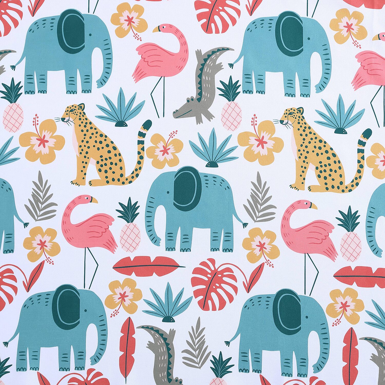 Poppy & Fritz Wild Animals Deep Pocket Sheet Set