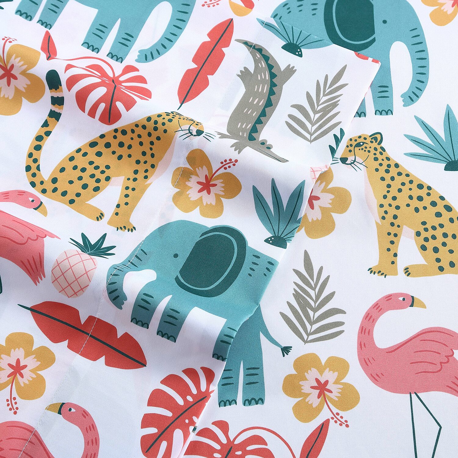Poppy & Fritz Wild Animals Deep Pocket Sheet Set