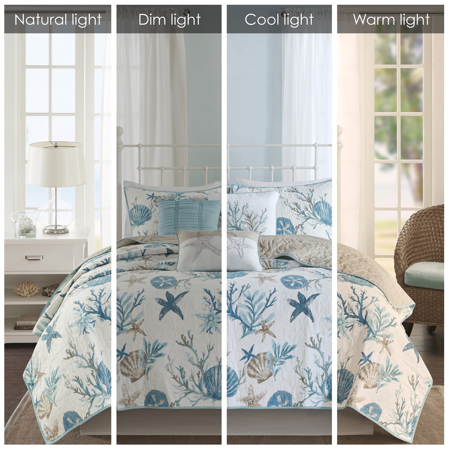 Madison Park Pacific Grove 6-pc. Quilt Set