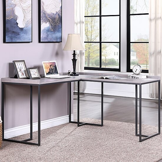 Furniture of America™ Coach L-Shape Writing Desk