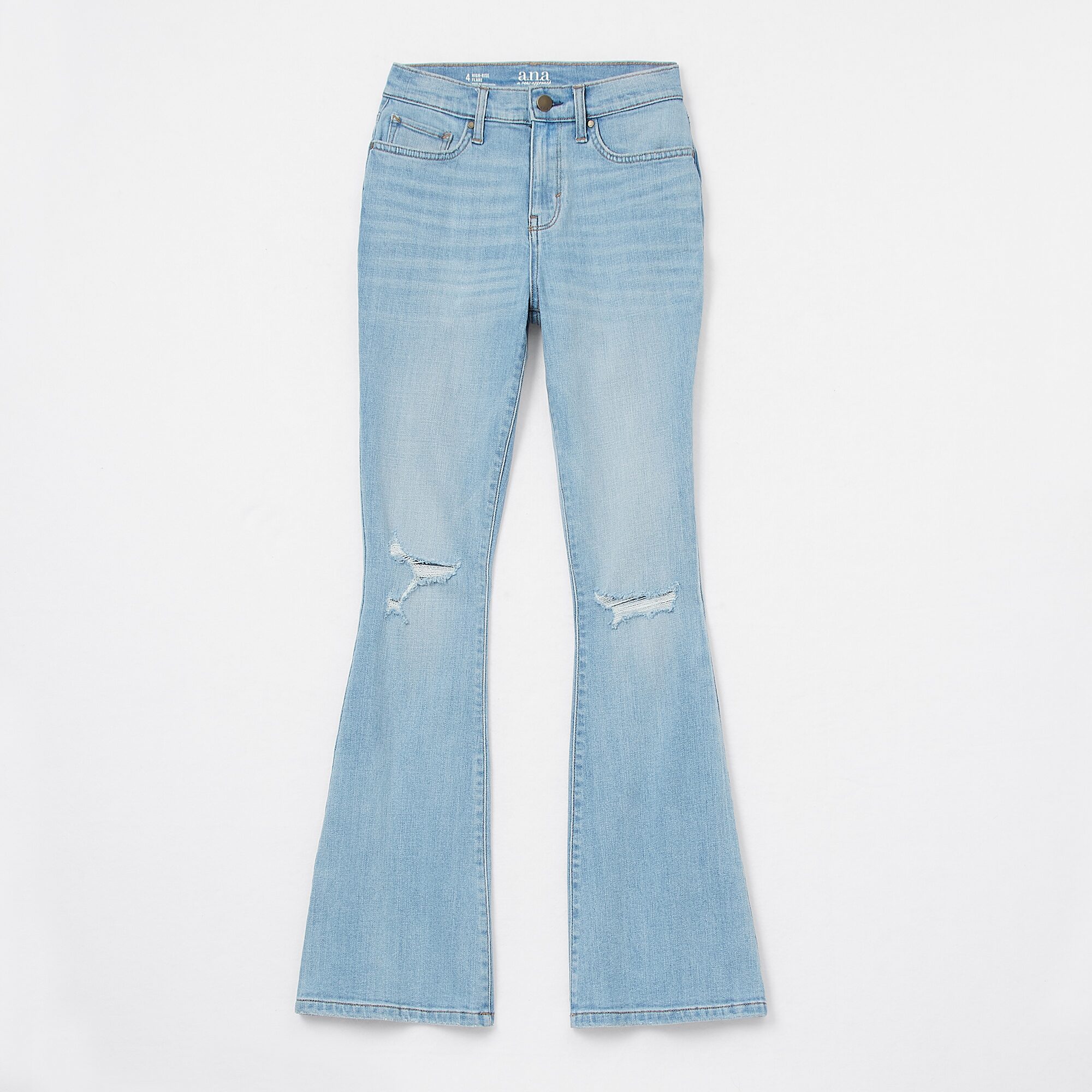 a.n.a Womens High Rise Flare Jean