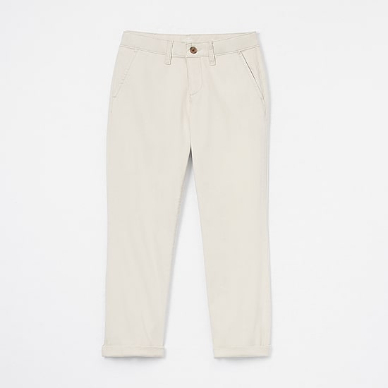 St. John's Bay Women's  Relaxed Fit Girl Friend Chino Pant