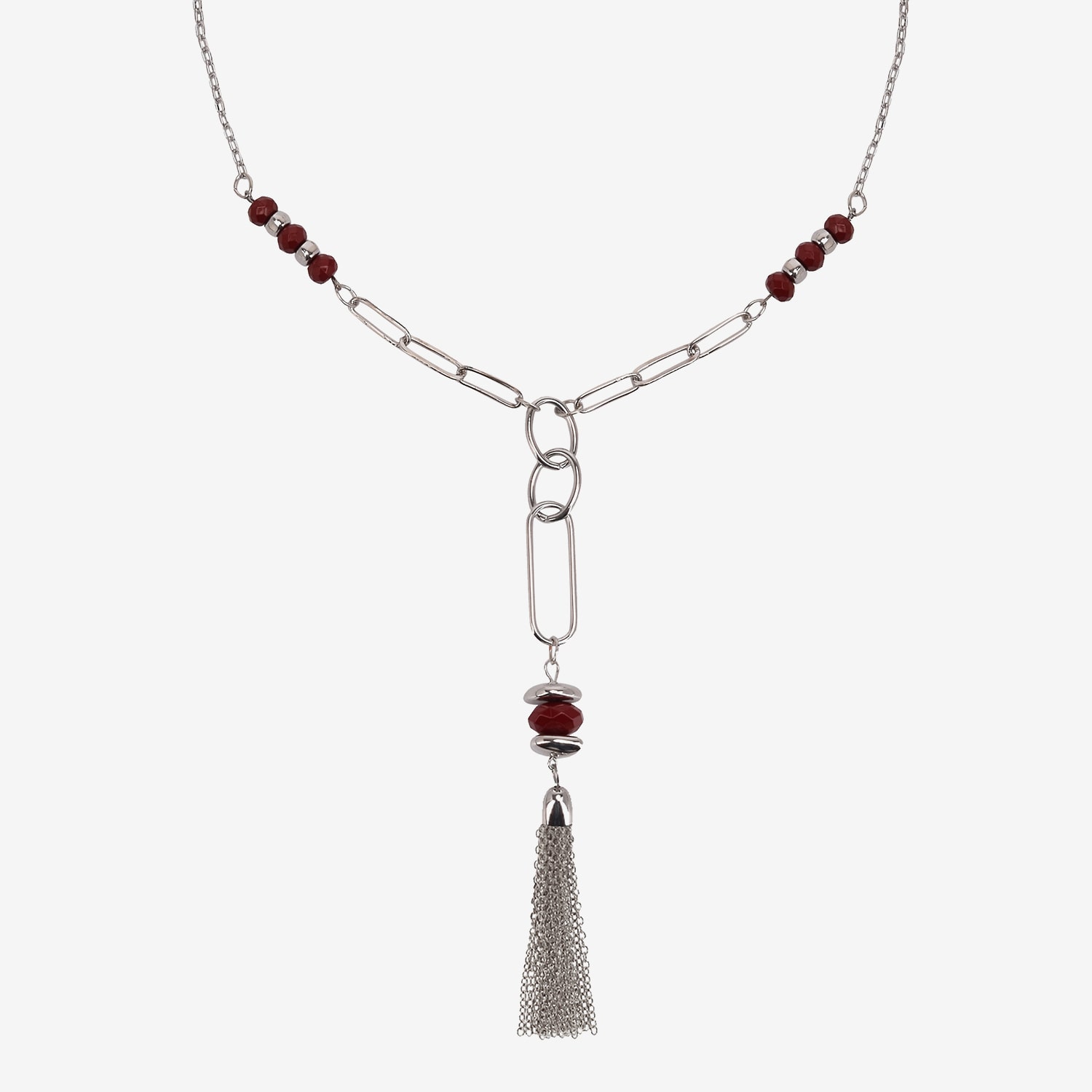 Mixit Silver Tone Womens 32 Inch Y Necklace