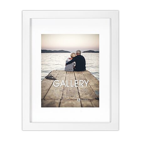 額縁 11×14inch(6枚)＋8×10inch(7枚)セット Malden 8x10/11x14 Gallery White Wall Frame, Color: White - JCPenney