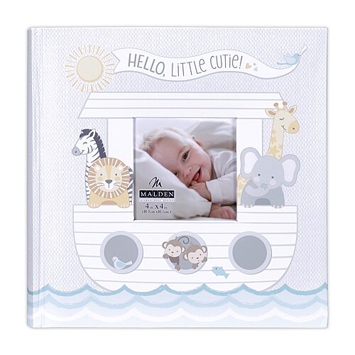 Malden 2-up Noah's Ark Photo Album In White