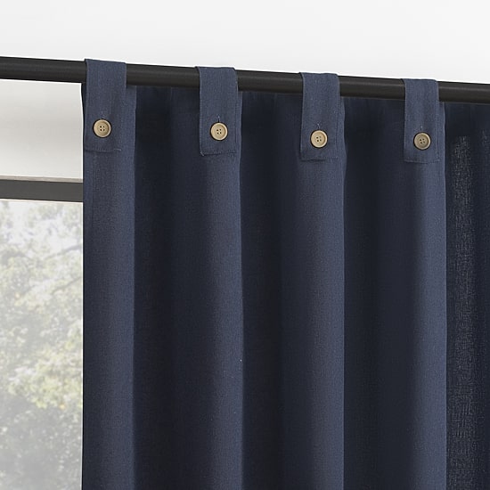 Archaeo Boulder Tab Top Sheer Single Curtain Panel