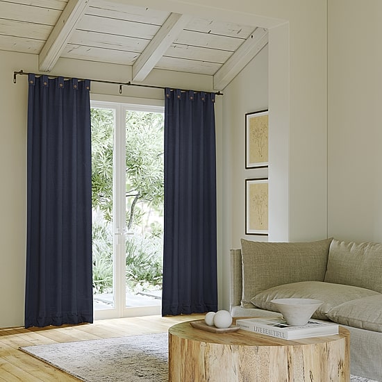 Archaeo Boulder Tab Top Sheer Single Curtain Panel