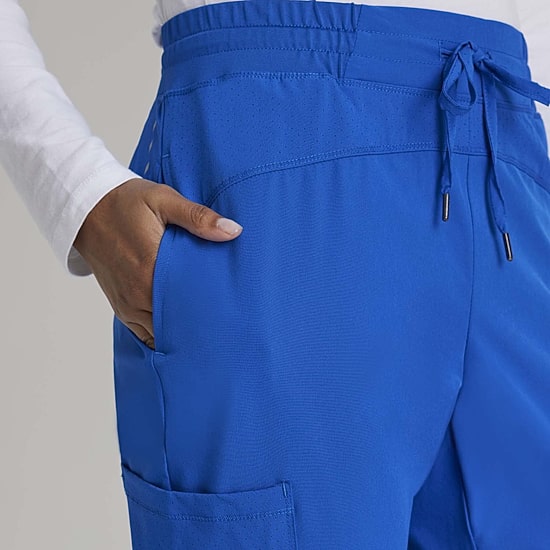Barco One Bop513 Boost 3-Pocket Mid-Rise Jogger Womens Plus Tall Scrub Pant