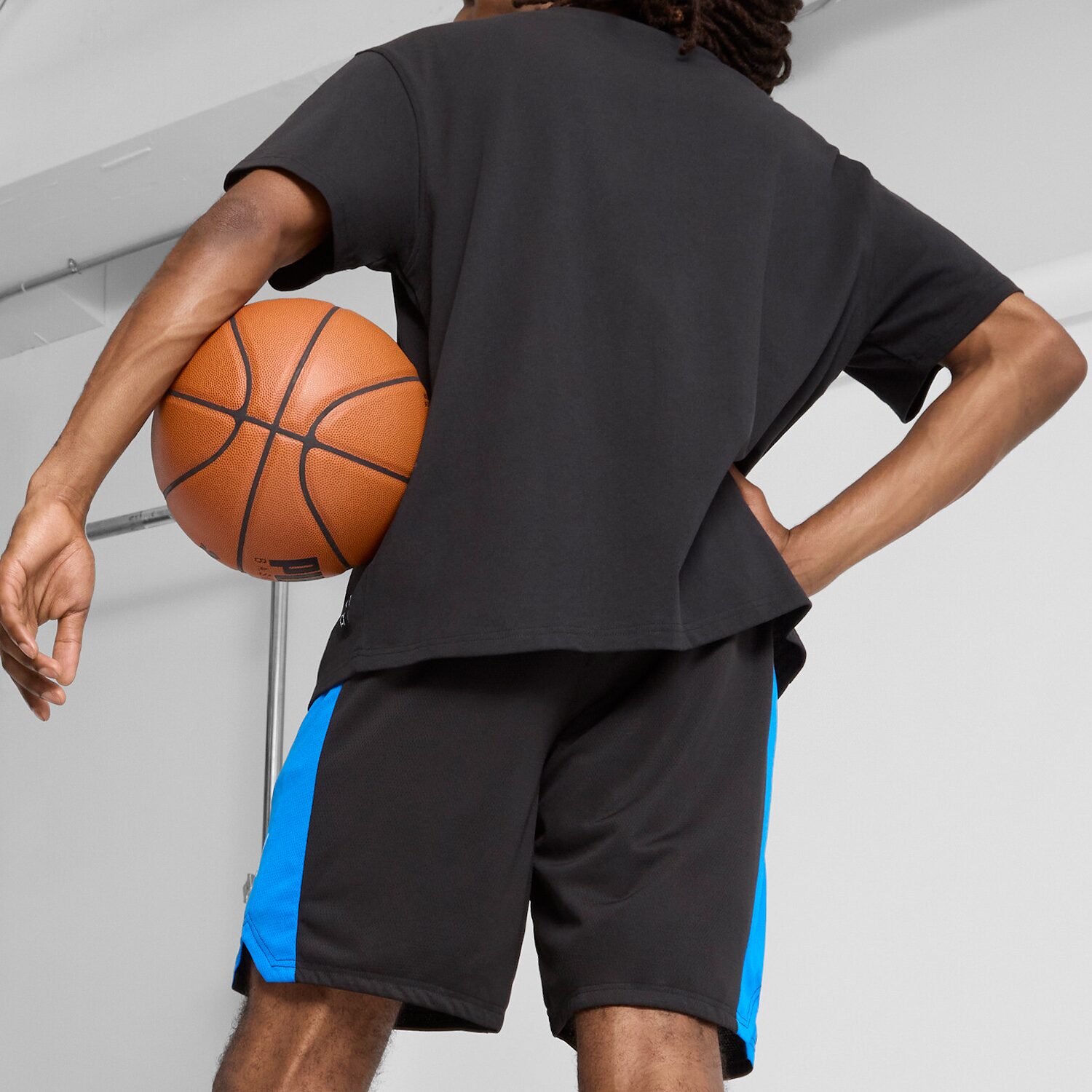 PUMA Mens Moisture Wicking 10" Basketball Short
