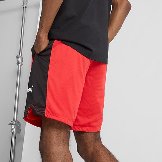 PUMA Mens Moisture Wicking 10" Basketball Short