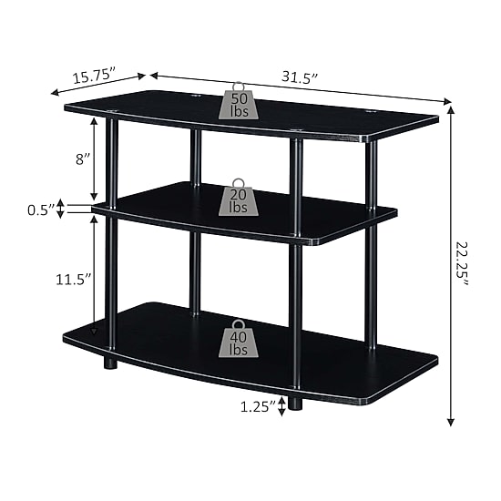 Fenton 3-Tier TV Stand