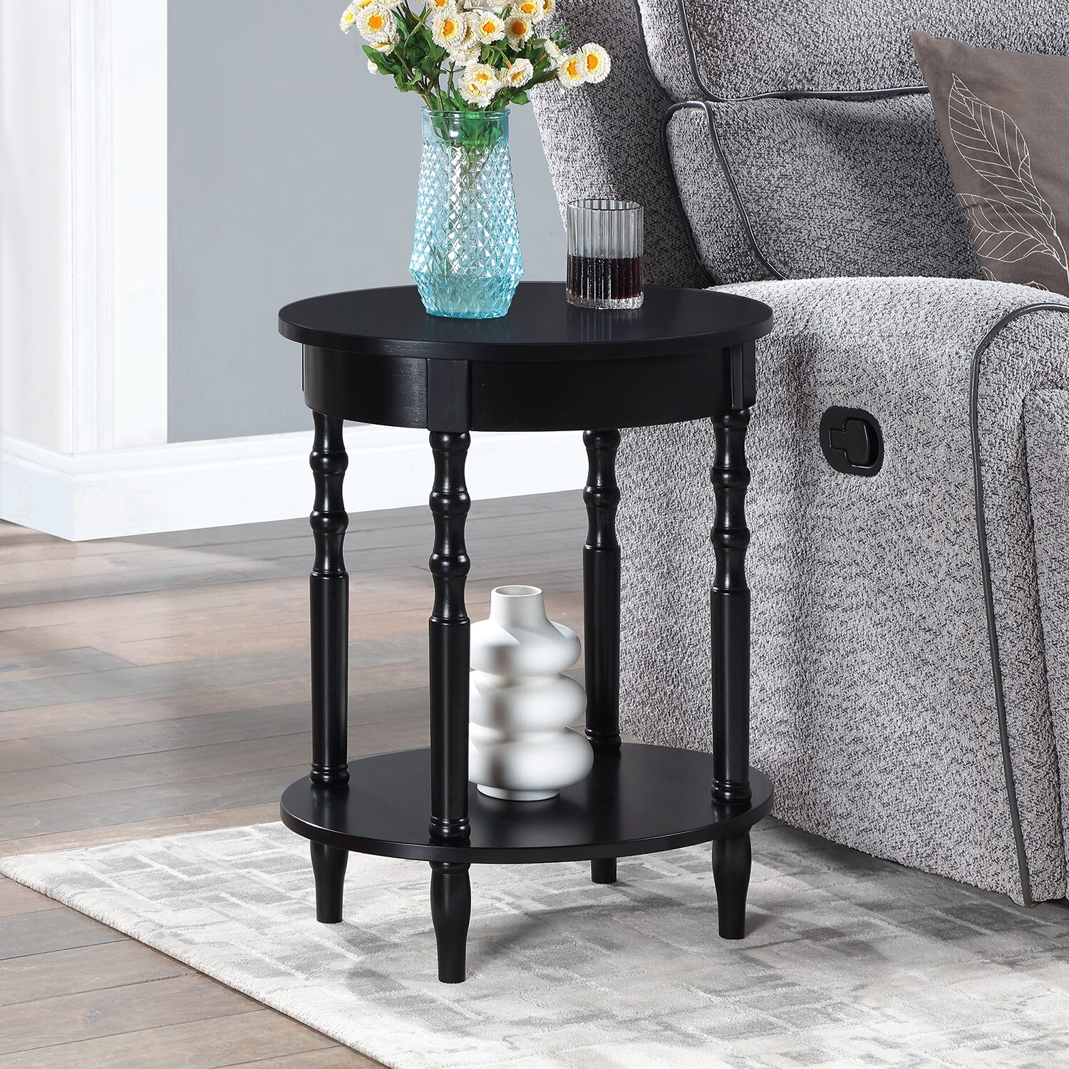 Convenience Concepts Classic Living Room Collection End Table