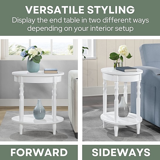 Convenience Concepts Classic Living Room Collection End Table