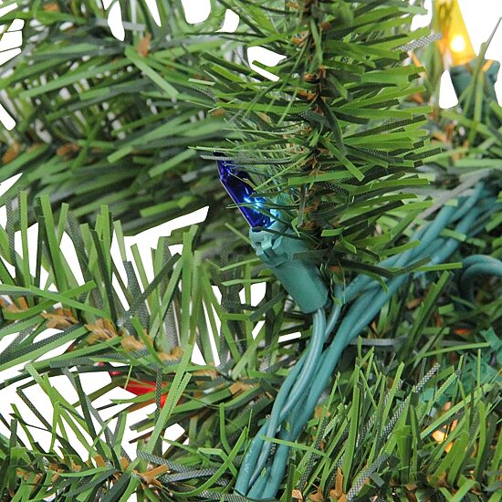 Northlight Pre-Lit Canadian Pine With Mutli Lights Christmas Indoor Garland