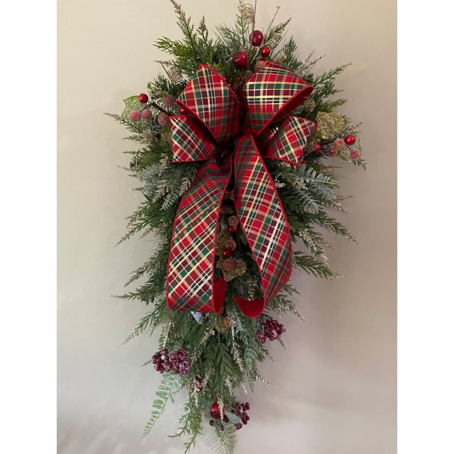 Northlight Canadian Pine Teardrop Unlit Swag