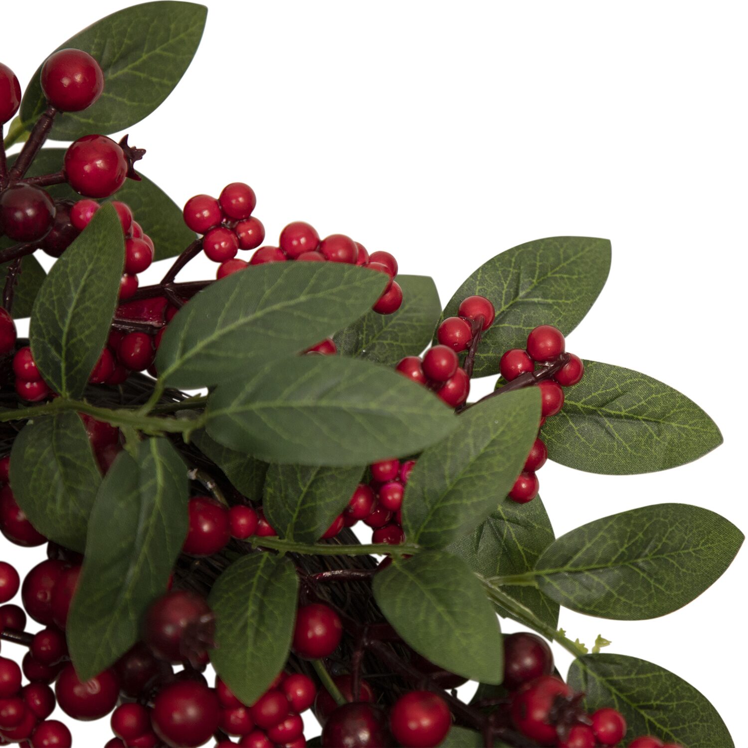 Northlight Lush Berry And Leaf Unlit Wreath