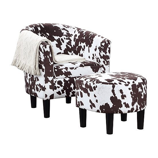 Churchill Chair + Ottoman Set
