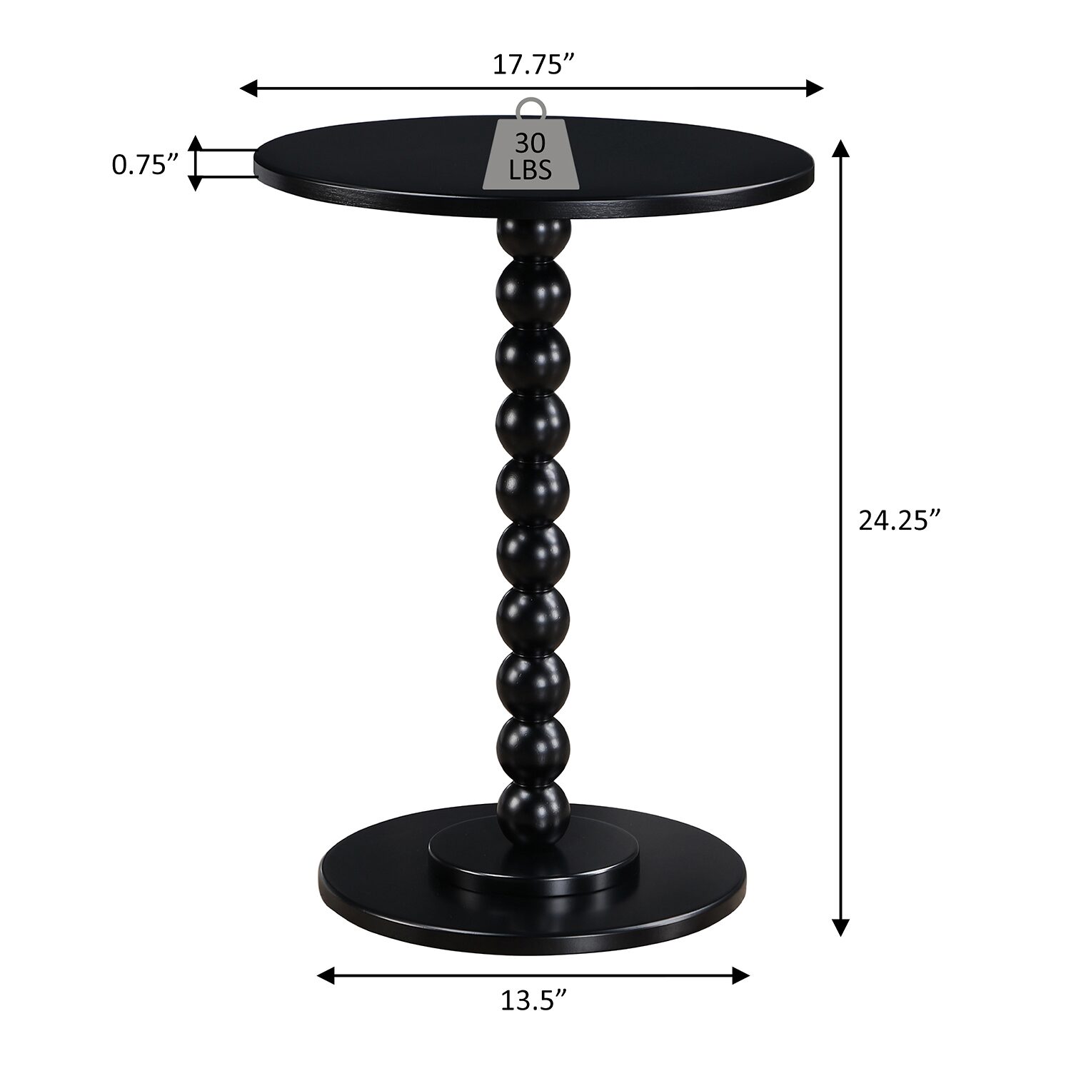 Convenience Concepts Venetian End Table