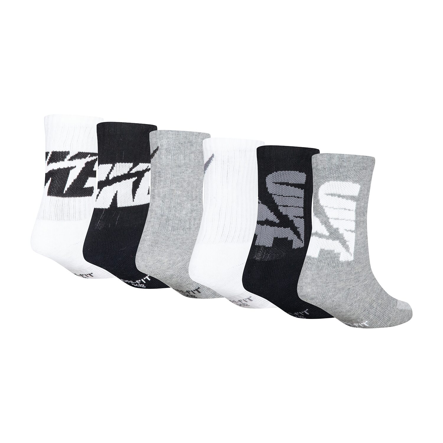 Nike Little & Big Kid Boys 6 Pair Crew Socks