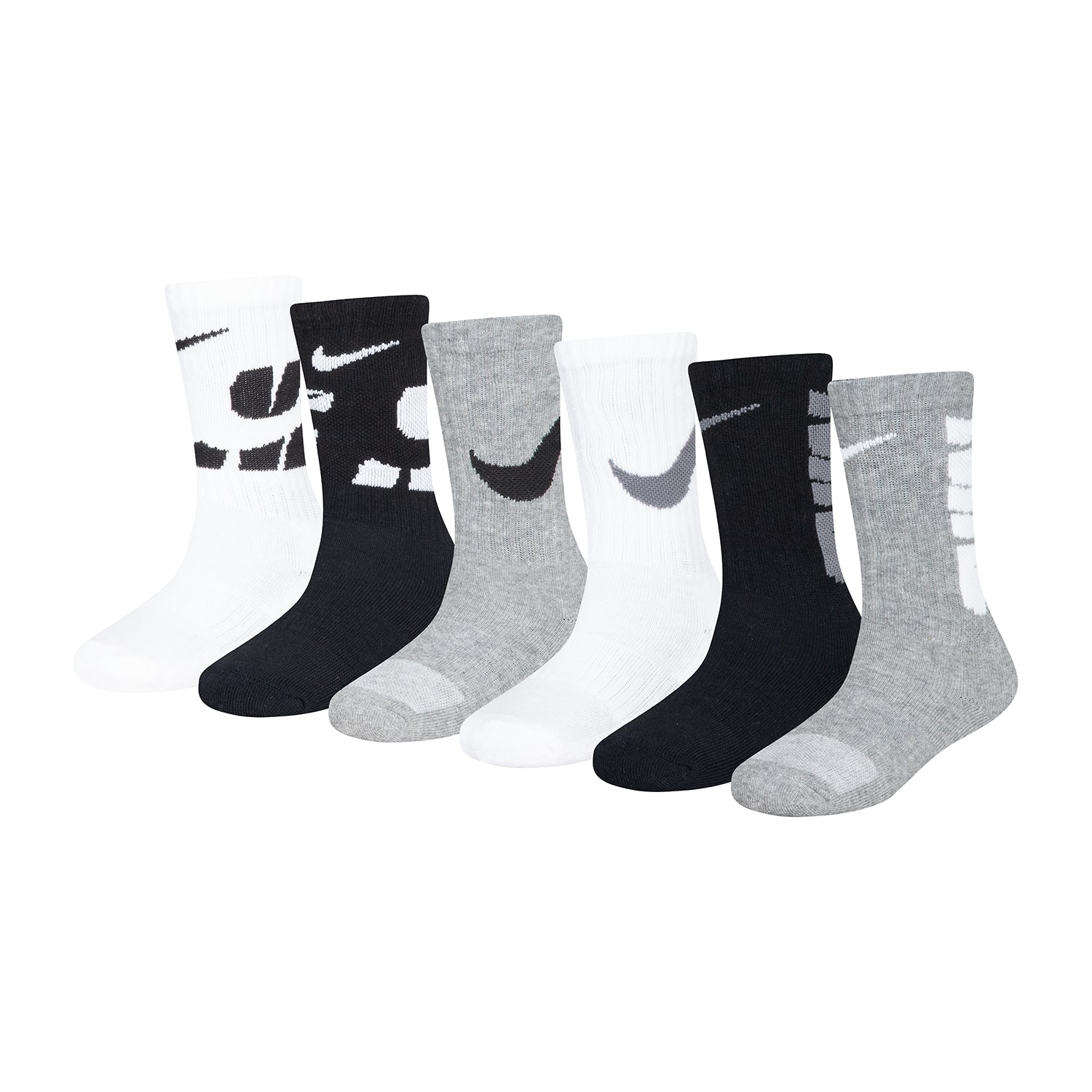 Nike Little & Big Kid Boys 6 Pair Crew Socks