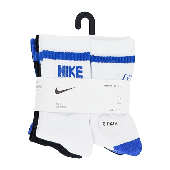Nike Little & Big Kid Boys 6 Pair Crew Socks
