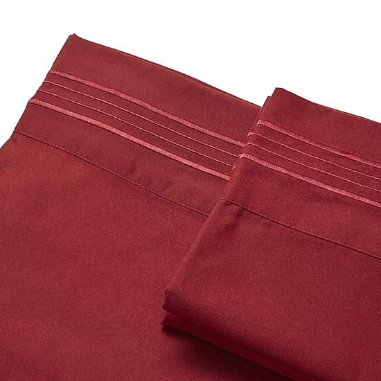 Linum Home Textiles 1800tc Wrinkle Resistant Standard Pillowcase pair