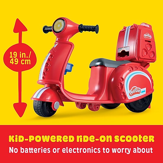 Play-Doh Pizza Delivery Kids Scooter Playset