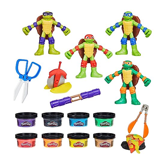 Play-Doh Teenage Mutant Ninja Turtles Cowabunga Creations Toy for Boys & Girls 4+