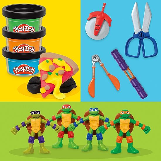 Play-Doh Teenage Mutant Ninja Turtles Cowabunga Creations Toy for Boys & Girls 4+
