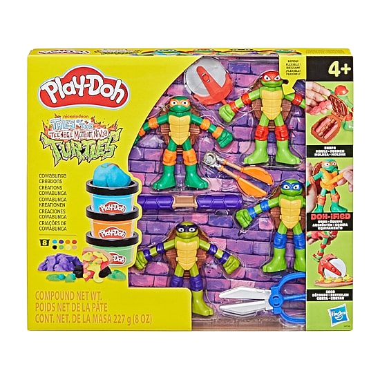 Play-Doh Teenage Mutant Ninja Turtles Cowabunga Creations Toy for Boys & Girls 4+