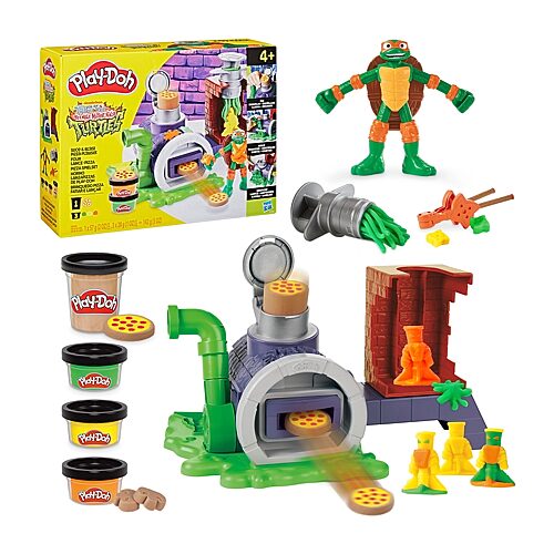 Play-Doh Teenage Mutant Ninja Turtles Slice & Blast Pizza Playset, One Size, Multiple Colors