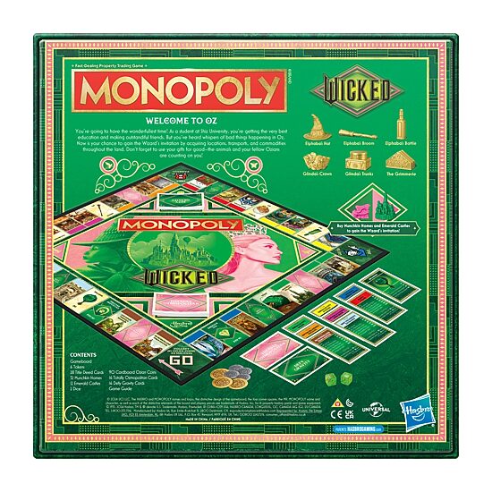 Hasbro Monopoly Wicked Edition Wicked 100-pc. Board Game