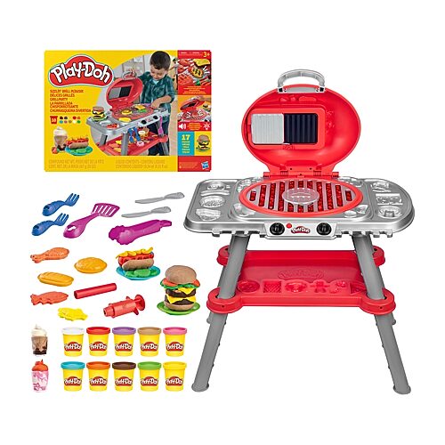Play-Doh Sizzling Grill Playset Play Kitchen Toys for Kids 3+, One Size, Multiple Colors