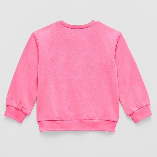 Okie Dokie Toddler & Little Girls Crew Neck Long Sleeve Sweatshirt