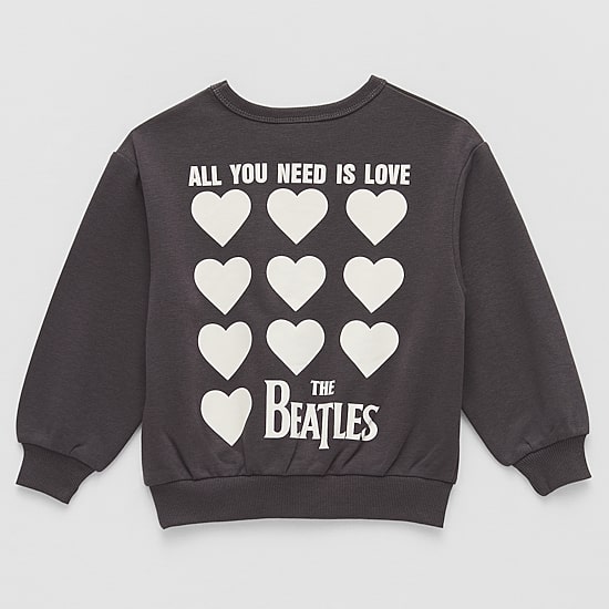 Grayson Little Little & Big Kid Boys Crew Neck Long Sleeve The Beatles Sweatshirt
