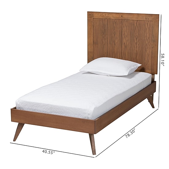 Amira Wooden Platform Bed