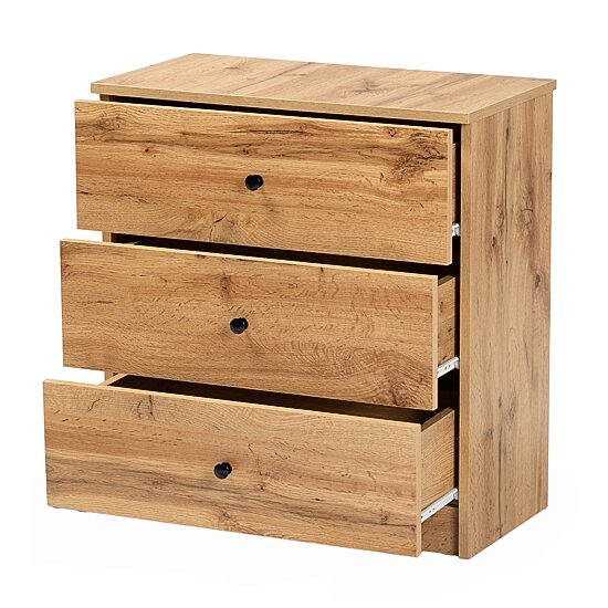 Decon Bedroom Collection Modern 3-Drawer Chest
