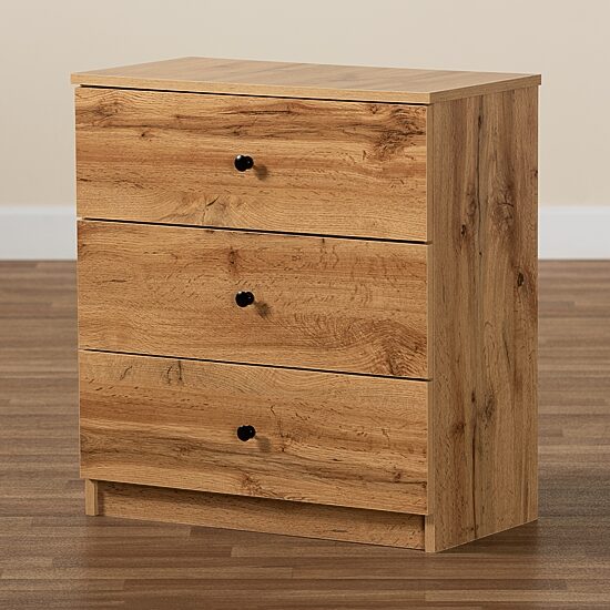 Decon Bedroom Collection Modern 3-Drawer Chest