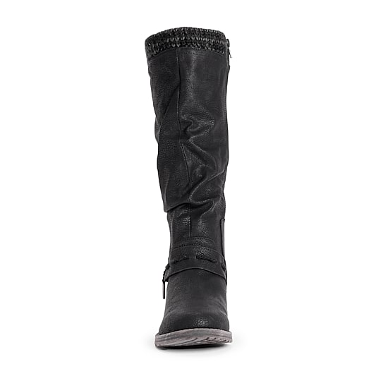 Muk Luks Womens Bianca Beverly Stacked Heel Winter Boots