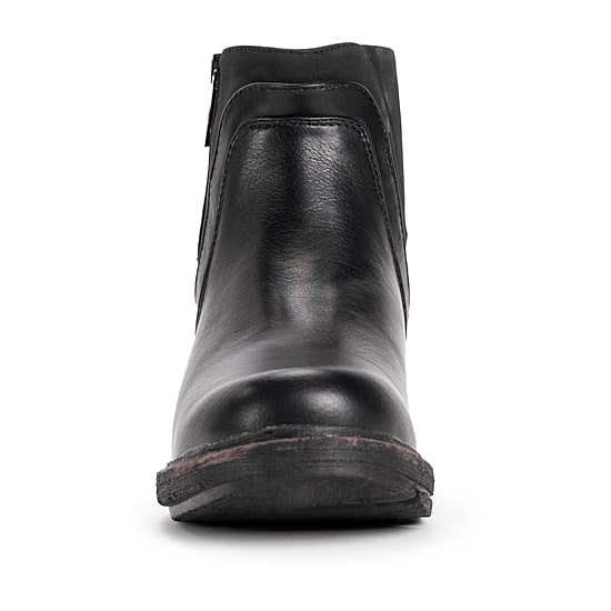 Muk Luks Womens Spike Chicago Stacked Heel Winter Boots