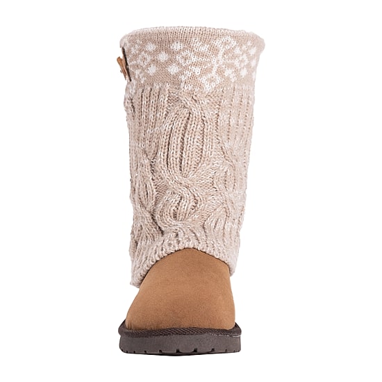 Muk Luks Womens Cheryl Flat Heel Winter Boots
