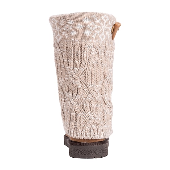 Muk Luks Womens Cheryl Flat Heel Winter Boots