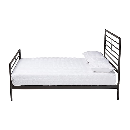 Alva Metal Headboard and Footboard Platform Bed