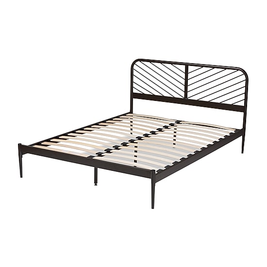 Dora Metal Headboard and Footboard Platform Bed