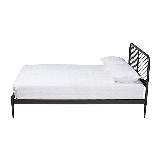 Dora Metal Headboard and Footboard Platform Bed